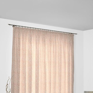 Vorhang WIRTH Gospic Gr. 3, orange (terra), B:132cm H:225cm, Jacquard, Baumwolle, Polyester, Gardinen