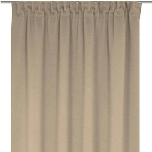 Vorhang WIRTH Wiessee Gardinen Gr. 345 cm, Multifunktionsband, 150 cm, beige (natur) Schlafzimmergardinen nach Maß