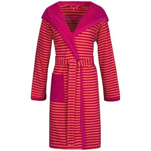 Vossen Bademantel Striped Hoody, Rosa, Textil, Uni, Gr. XS, female, Fkt, Made in Austria, Oeko-Tex® Standard 100, ISO 9001, besonders flauschig, hochwertige Qualität, Badtextilien, Bademäntel