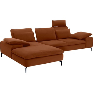 W.SCHILLIG Ecksofa valentinoo, Set, inklusive Hocker, mit Sitztiefenverstellung, Breite 299 cm