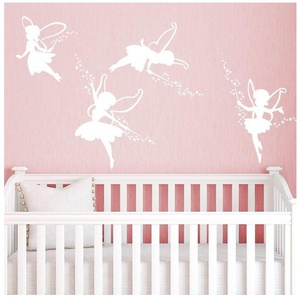 Wall-Art Wandtattoo Prinzessin Elfe Feen Set, selbstklebend, entfernbar