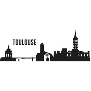 Wall-Art Wandtattoo XXL Stadt Skyline Toulouse 120cm (1 St), selbstklebend, entfernbar