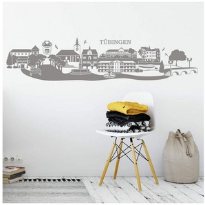 Wall-Art Wandtattoo XXL Stadt Skyline Tübingen 150cm (1 St), selbstklebend, entfernbar