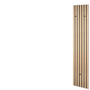 Wandgarderobe Caluma | holzfarben | Holzwerkstoff, Filz | 25 cm | 160 cm | 7 cm |