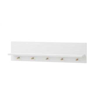 Wandregal  Miloo - weiß - Materialmix - 22,5 cm - 16,8 cm | Möbel Kraft