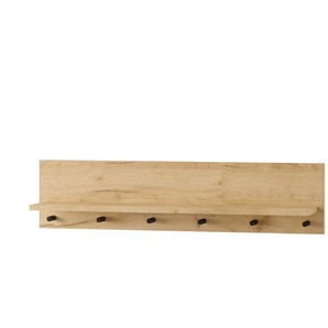 Wandregal  Retro - holzfarben - Materialmix - 22,5 cm - 17,8 cm | Möbel Kraft