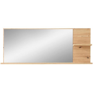 Xxxl Wandspiegel Bari, Eiche Artisan, Glas, Holzwerkstoff, rechteckig, 148x60x17 cm, Ablage, Spiegel, Wandspiegel