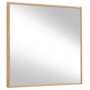 Xxxl Wandspiegel, Eiche, Glas, Eiche, furniert, rechteckig, 60x62x1.5 cm, Goldenes M, Made in Germany, DGM-Klimapakt, Spiegel, Wandspiegel