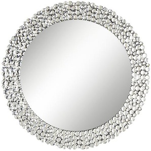 Wandspiegel Flores | silber | Holzwerkstoff, Kunststoff, Glas | 1,9 cm | [80.0] |