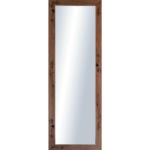 Xxxl Wandspiegel, Glas, Holzoptik, rechteckig, 60x170x4 cm, Ganzkörperspiegel, Spiegel, Wandspiegel