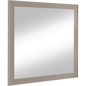 Xxxl Wandspiegel Santina, Taupe, Glas, rechteckig, 80x77x2 cm, Goldenes M, Made in Germany, DGM-Klimapakt, senkrecht und waagrecht montierbar, Spiegel, Wandspiegel