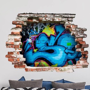 Wandtattoo Farben des Graffiti