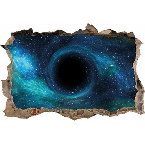 Wandtattoo Schwarzes Loch im Weltall