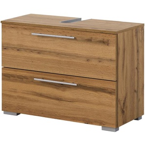 Waschbeckenunterschrank Carlos 80cm Braun