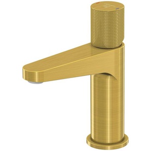 Xxxl Waschtischarmatur Serie 171, Gold, Metall, 4.9x16.5x14.3 cm, Made in Germany, Keramikkartusche, flexible Anschlussschläuche, Badezimmer, Waschbecken & Armaturen, Badarmaturen