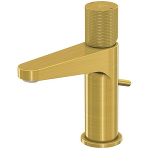 Xxxl Waschtischarmatur Steinberg Serie 171, Gold, Metall, 4.9x16.5x14.3 cm, Made in Germany, Keramikkartusche, flexible Anschlussschläuche, Badezimmer, Waschbecken & Armaturen, Badarmaturen