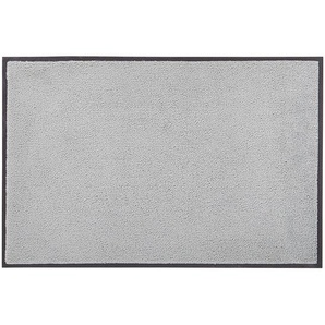 wash+dry FUßMATTE Cool Grey, Grau, Textil, Uni, rechteckig, 60x90 cm, Textiles Vertrauen - Oeko-Tex®, Made in EU, Oeko-Tex® Standard 100, rutschfest, für Fußbodenheizung geeignet, Teppiche & Böden, Fuß & Stufenmatten, Fußmatten