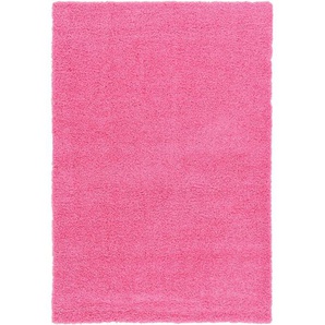 Xxxl Webteppich, Pink, Textil, Uni, rechteckig, 185x275 cm, Oeko-Tex® Made IN Green, für Fußbodenheizung geeignet, schmutzabweisend, UV-beständig, pflegeleicht, strapazierfähig, leicht zusammenrollbar, Teppiche & Böden, Teppiche, Moderne Teppiche