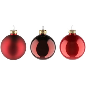 Weihnachtskugeln, 20er-Set 20er-Set | rot | Glas, Aluminium | [6.0] |