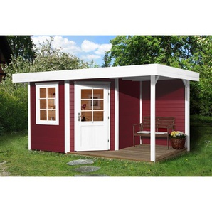 Weka Gartenhaus 213 A+ 385 x 238 cm, rot