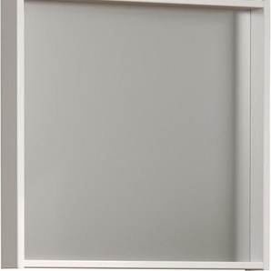 welltime Badspiegel Kall (1-St), Spiegel mit Rahmen aus lackiertem Massivholz - Mit Floatglas