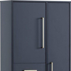 welltime Garderobenschrank Kent mit goldfarbenen Griffen Breite 67,1 cm, made in Germany