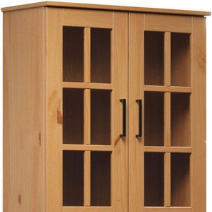 welltime Hochschrank Ulea (1-St) Breiter Badschrank aus Massivholz - Maße (B/T/H) 70/30/170 cm