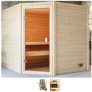 WELLTIME Sauna Tami Saunen ohne Ofen beige (naturbelassen) Saunen