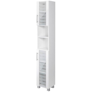 welltime Seitenschrank Jaca Breite 30 cm, mit MDF Hochglanz-Fronten