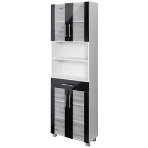 welltime Seitenschrank Jaca Breite 60 cm, mit MDF Hochglanz-Fronten