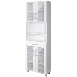 welltime Seitenschrank Jaca Breite 60 cm, mit MDF Hochglanz-Fronten