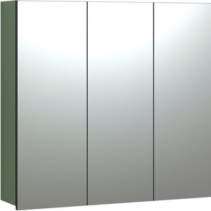 welltime Spiegelschrank Amrum (1-St) 3-Türiger Badspiegel mit Stauraum - (B/T/H) 90/20/80 cm