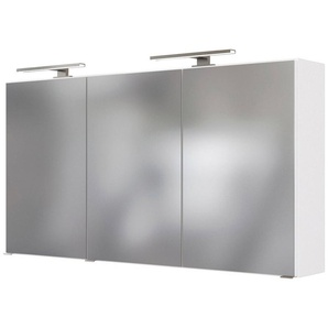 welltime Spiegelschrank Matera Breite 120 cm, mit 6 verstellbaren Glasböden