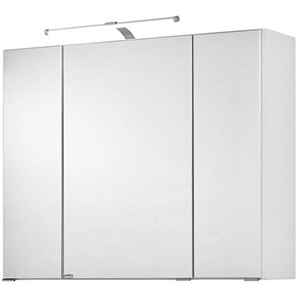 welltime Spiegelschrank Siena Breite 80 cm, mit sparsamer LED-Beleuchtung