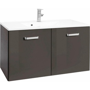 welltime Waschbeckenunterschrank Ravenna Badmöbel, Waschtisch inkl. Waschbecken, Breite 60 cm