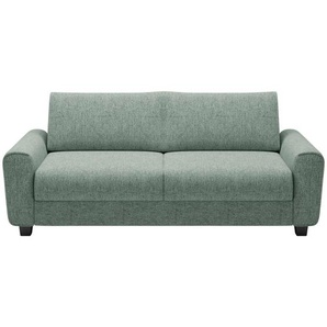 Welnova Schlafsofa Capri, Grün, Textil, 2-Sitzer, 203x69-82x99 cm, Fsc, Reach, Made in EU, Oeko-Tex® Standard 100, Stoffauswahl, Rücken echt, Armteil links, rechts, Kinder- & Jugendzimmer, Jugendmöbel, Jugendsofas