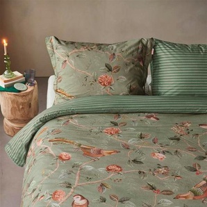 Wendebettwäsche Good Nightingale, PiP Studio, Perkal, 2 teilig, aus 100% Baumwolle, Bettwäsche mit Reißverschluss, Blumen