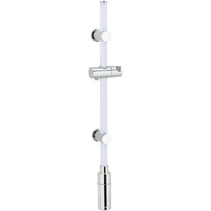 WENKO Duschstange Brausestange mit LED Beleuchtung, Länge: 74 cm, Warmweiß, inkl. wiederaufladbarer Einheit
