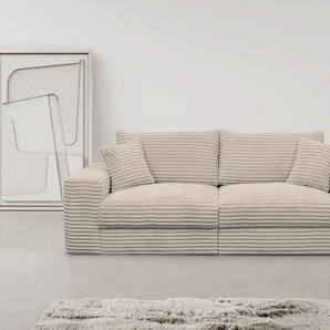 WERK2 Big-Sofa Rozzana, mit losen Rückenkissen