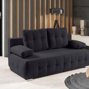 WERK2 Schlafsofa Indigo, 2-Sitzer Sofa und Schlafcouch mit Federkern & Bettkasten