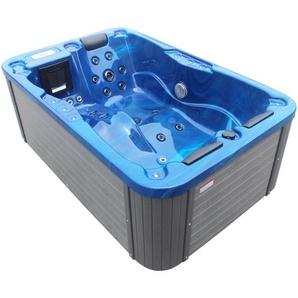 Xxxl Whirlpool, Blau, Kunststoff, 130x70x205 cm, Freizeit, Pools und Wasserspaß, Whirlpools