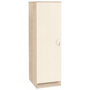 Seitenschrank WIHO KÜCHEN Flexi Schränke Gr. B/H/T: 50cm x 165cm x 60cm, beige (front: magnolia, korpus: sonoma eiche)