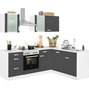 wiho Küchen Winkelküche Husum, mit E-Geräten, Stellbreite 220 x 170 cm