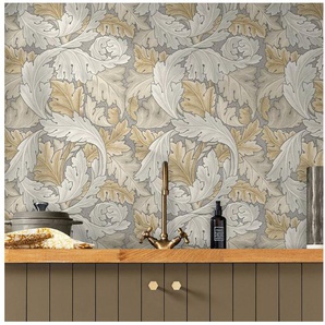 WILLIAM MORRIS AT HOME Vliestapete Acanthus, texturiert, Retro, (1 St), Design Tapeten