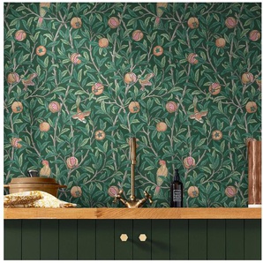 WILLIAM MORRIS AT HOME Vliestapete Bird & Pomegranate, texturiert, Retro, (1 St), Design Tapeten