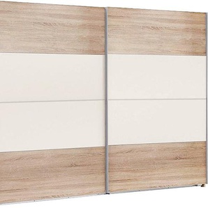 Schwebetürenschrank WIMEX Easy Schränke Gr. B/H/T: 225cm x 210cm x 65cm, 2 St., weiß (weiß/graphit)