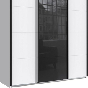 Wimex Schwebetürenschrank Norderstedt INKLUSIVE 2 Stoffboxen und 2 zusätzliche Einlegeböden, mit Glastür