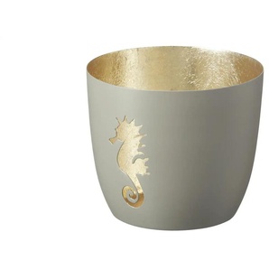 Windlicht Seepferdchen | gold | Metall | 8,5 cm | [10.0] |