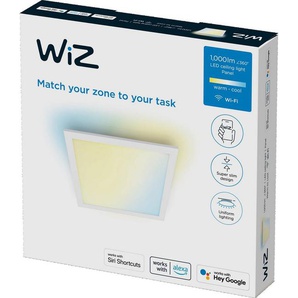 WiZ LED Deckenleuchte Tunable White, Dimmer, LED fest integriert, warmweiß - kaltweiß, Quadratisch