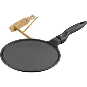 WMF Crêpepfanne Devil Crepe Pfanne Induktion 27 cm, Aluminiumguss, mit Teigverteiler und Holzschaufel, für alle Herdarten geeignet